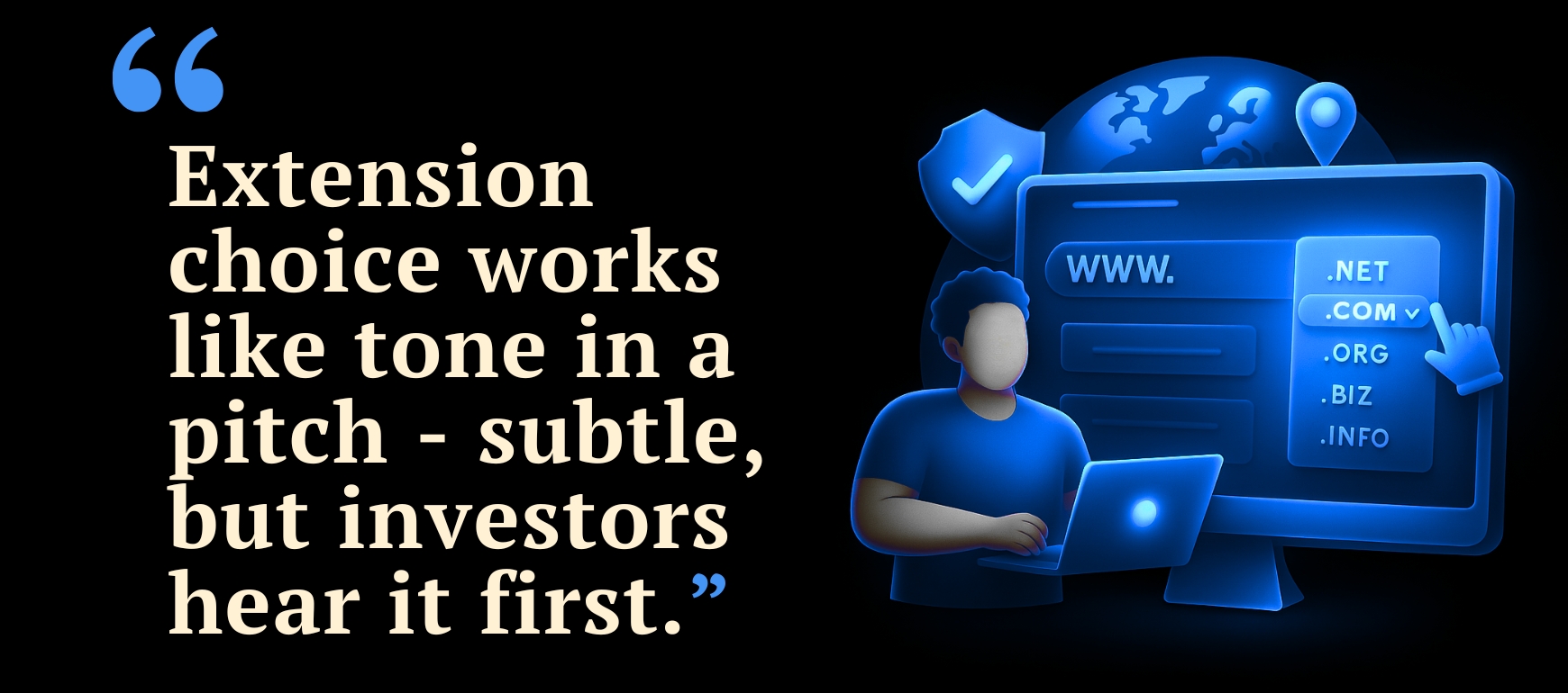 The Hidden Signal: What Your Domain Extension Tells Investors