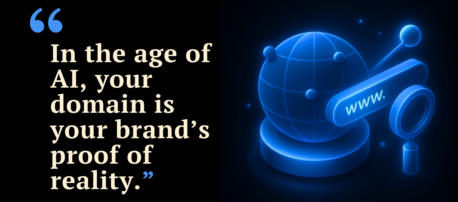 The Last Digital Moat: Why Strategic Domain Names Are Critical for Brands in an AI Era
